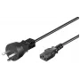 Microconnect PE120430 Καλώδιο τροφοδοσίας μαύρο 3 m υποδοχή C13