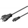 Microconnect PE120810 Καλώδιο τροφοδοσίας μαύρο 1 m βύσμα τροφοδοσίας τύπου K υποδοχή C5