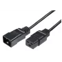 Καλώδιο τροφοδοσίας Microconnect PE141530 μαύρο 3 m υποδοχή C20 υποδοχή C19