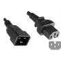 Καλώδιο τροφοδοσίας Microconnect PE152018 μαύρο 1,8 m υποδοχή C20 υποδοχή C15