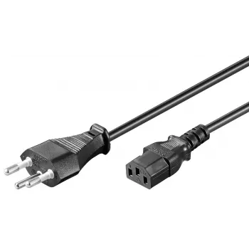 Καλώδιο τροφοδοσίας Microconnect PE160418 μαύρο 1,8 m βύσμα τροφοδοσίας Type J υποδοχή C13