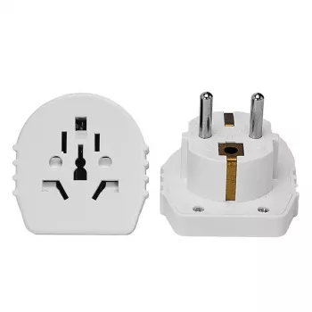 Microconnect PETRAVEL15 Προσαρμογέας τροφοδοσίας universal λευκό