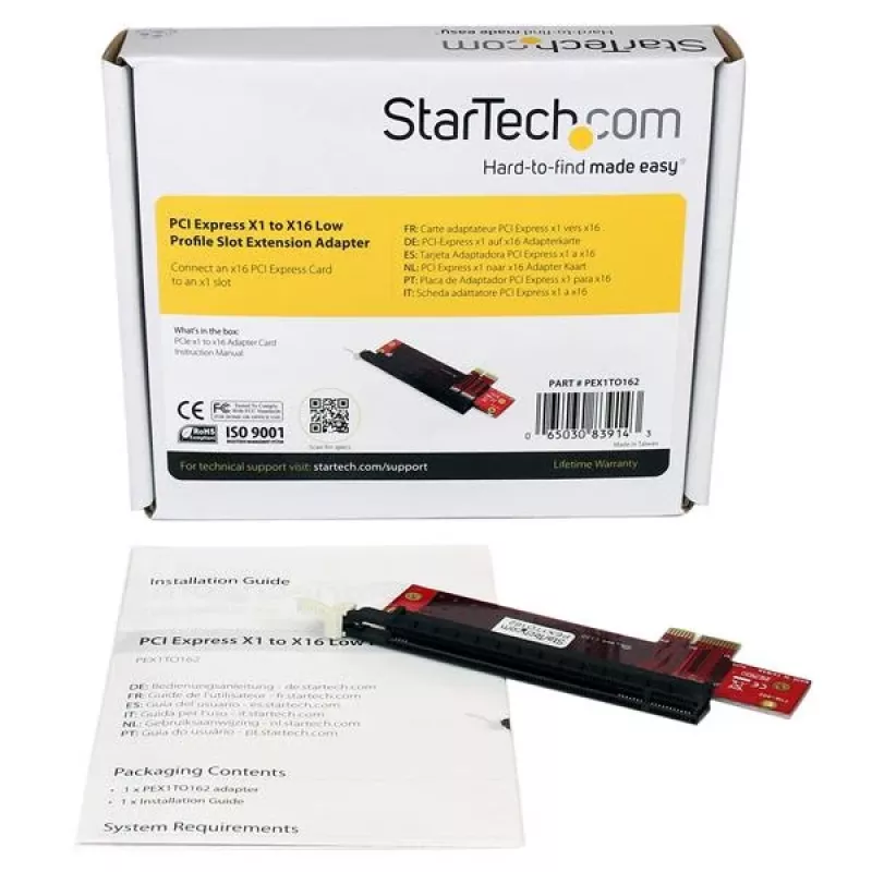 StarTech.com PCI Express X1 σε X16 Low Profile Προσαρμογέας επέκτασης υποδοχής