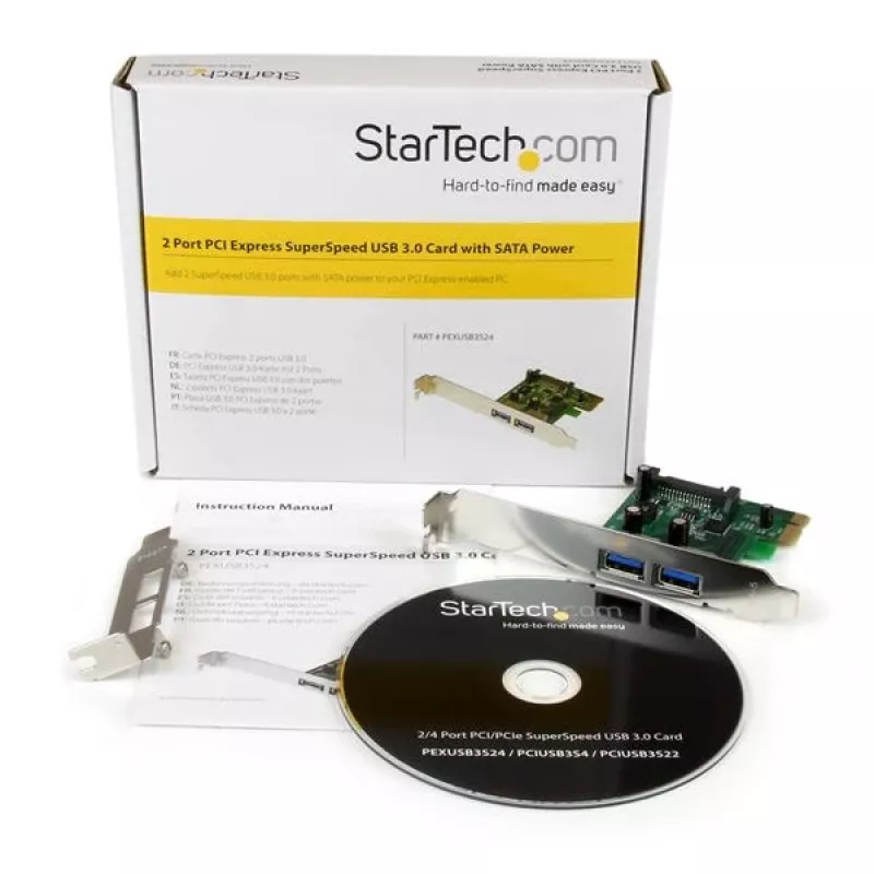 StarTech.com 2 Port PCI Express (PCIe) SuperSpeed USB 3.0 Κάρτα PEXUSB3S24