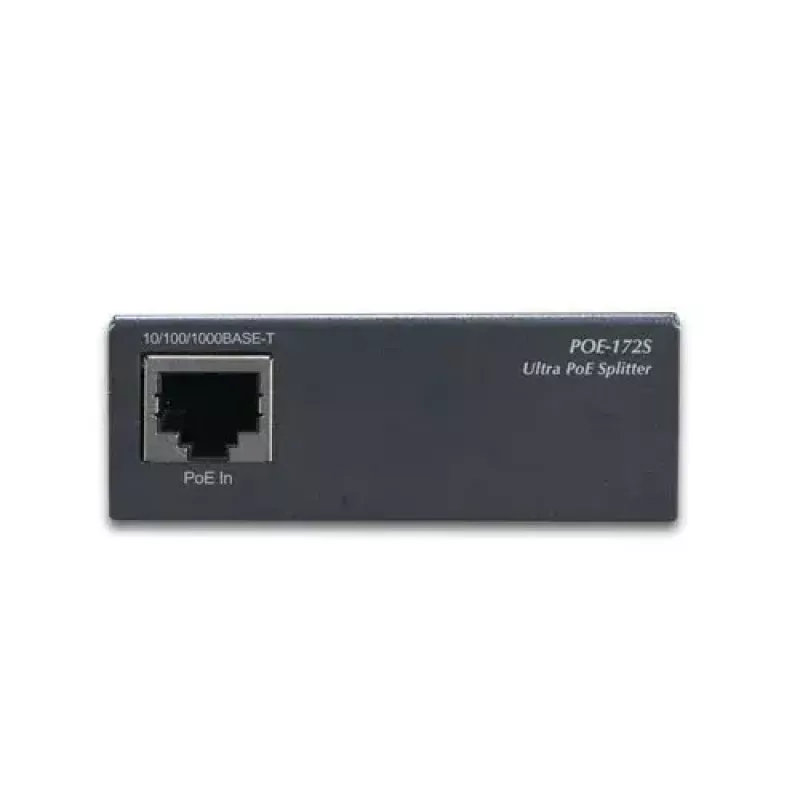 Διαχωριστής δικτύου PLANET POE-172S μαύρο