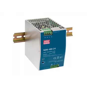 LevelOne 48V DC βιομηχανικό τροφοδοτικό, 480W, ράγα DIN, με δυνατότητα PoE