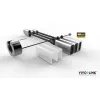 Vivolink PROADRING7S Προσαρμογέας καλωδίου βίντεο DisplayPort + Mini DisplayPort + USB Type-C 3 x HDMI