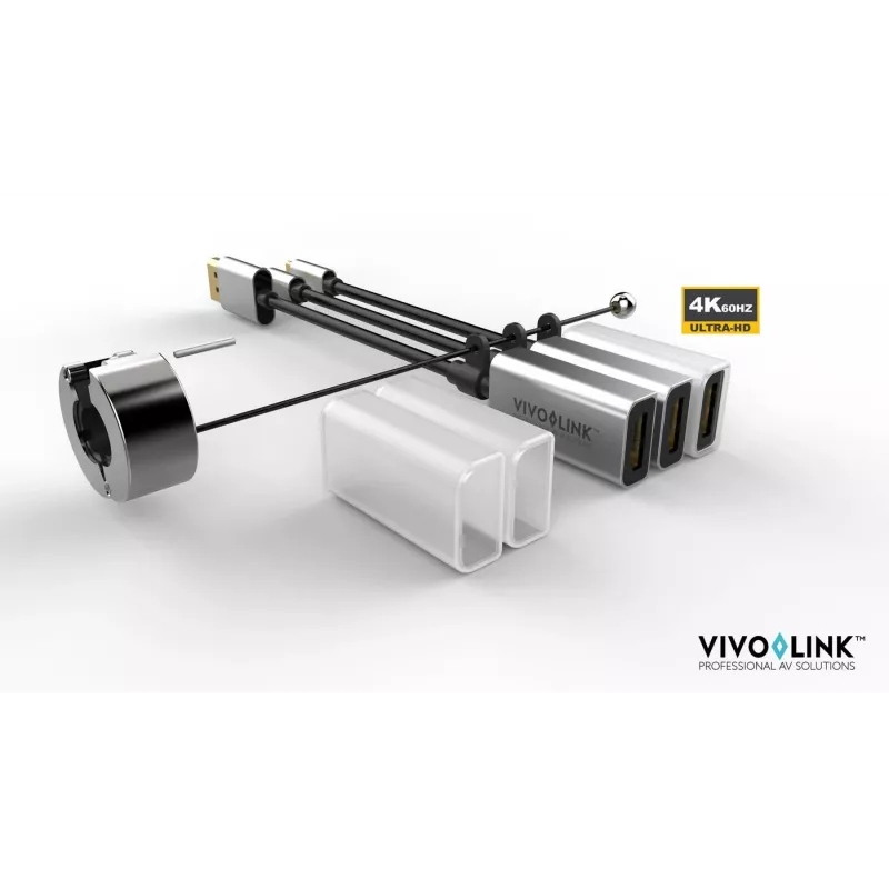 Vivolink PROADRING7S Προσαρμογέας καλωδίου βίντεο DisplayPort + Mini DisplayPort + USB Type-C 3 x HDMI