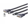 Vivolink PRODVICW15 Καλώδιο DVI 15 m DVI-D μαύρο