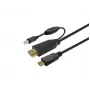 Vivolink PROUSBCHDMIUSBB10 καλώδιο USB USB 3.2 Gen 1 (3.1 Gen 1) 10 m USB C μαύρο