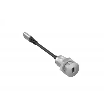 Vivolink PROUSBCMF0.3SOCKET καλώδιο USB USB 3.2 Gen 2 (3.1 Gen 2) 0,3 m USB C γκρι