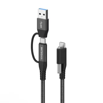 Vivolink PROUSBCMM1.5ADP καλώδιο USB USB 3.2 Gen 2 (3.1 Gen 2) 1,5 m USB C μαύρο
