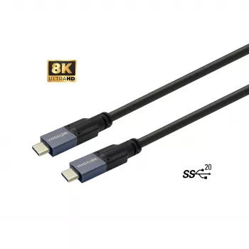 Vivolink PROUSBCMM7.5 καλώδιο USB USB 3.2 Gen 2 (3.1 Gen 2) 7,5 m USB-C μαύρο