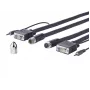 Vivolink PROVGASCW10 καλώδιο VGA 10 m VGA (D-Sub) μαύρο