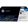 HP 124A Μαύρο γνήσιο τόνερ LaserJet
