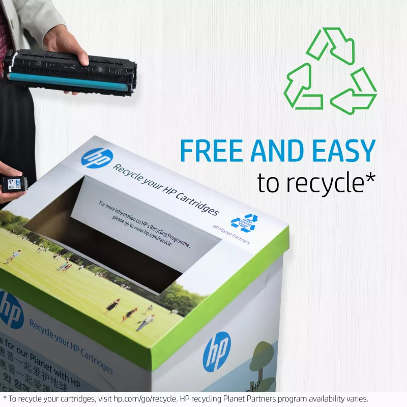 HP 124A Μαύρο γνήσιο τόνερ LaserJet