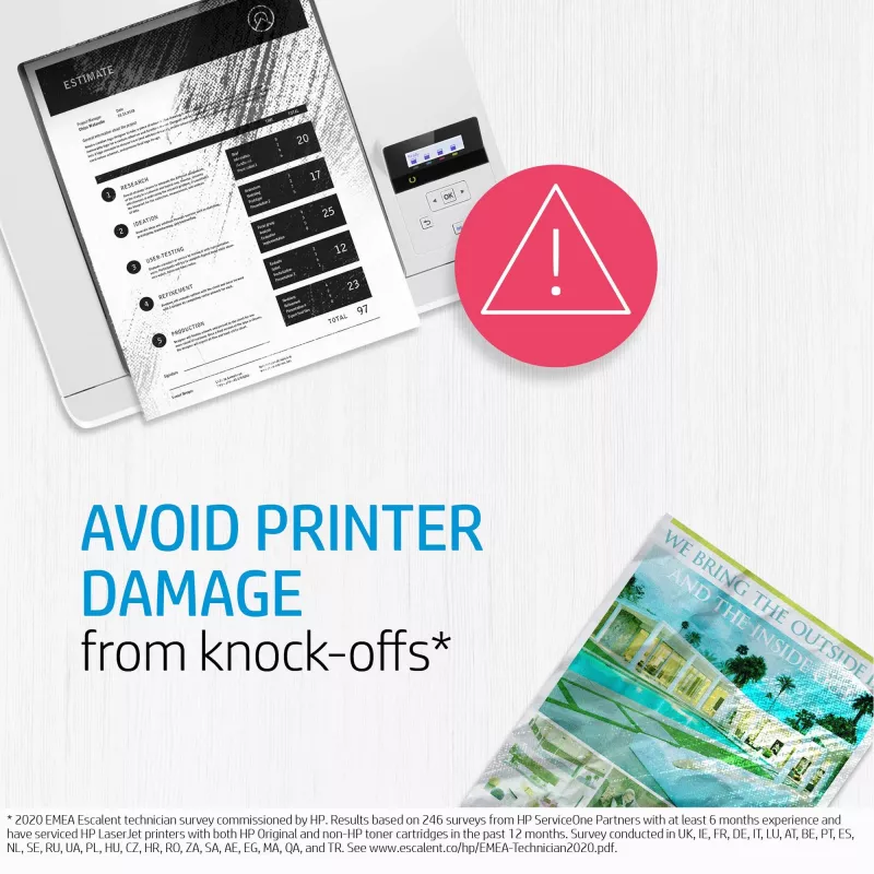 HP 124A Μαύρο γνήσιο τόνερ LaserJet