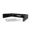 StarTech.com RACK-2U-14-BRACKET ικρίωμα δικτύου τοίχου 2U 19 ιντσών, βάθος 14 ιντσών (χαμηλό προφίλ), βάση για patch panel, αντοχή φορτίου 35 kg (77 lbs), μαύρο