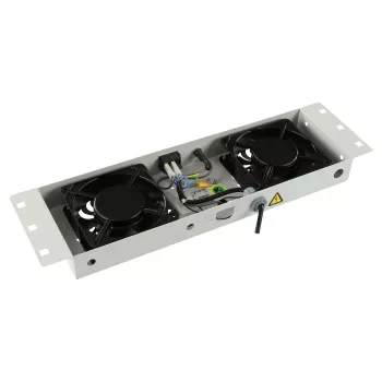 Αξεσουάρ rack Lanview RAF115WH-UK 1U 2 ανεμιστήρες Λευκό