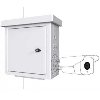 Ερμάριο rack Lanview RCCTV001 0U IP66 λευκό 25kg