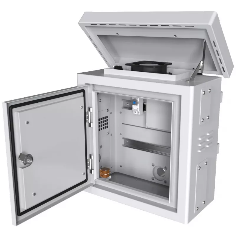Ερμάριο rack Lanview RCCTV001 0U IP66 λευκό 25kg