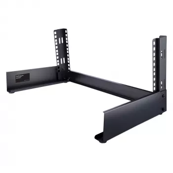 StarTech.com 2-στυλο 4HE Desktop-Server-Rack, μικρό ανοιχτό 19 inch rack υπολογιστή, συμπαγές δικτυακό rack για εξοπλισμό AV/στούντιο/δεδομένων/IT – ελεύθερο δίστυλο rack για σπίτι/γραφείο