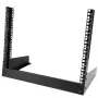 StarTech.com 2-Post 8U Desktop-Server-Rack, μικρό Open-Frame 19 inch rack υπολογιστή, συμπαγές δικτυακό rack για εξοπλισμό AV/στούντιο/δεδομένων/IT – ελεύθερο δίστυλο rack για σπίτι/γραφείο
