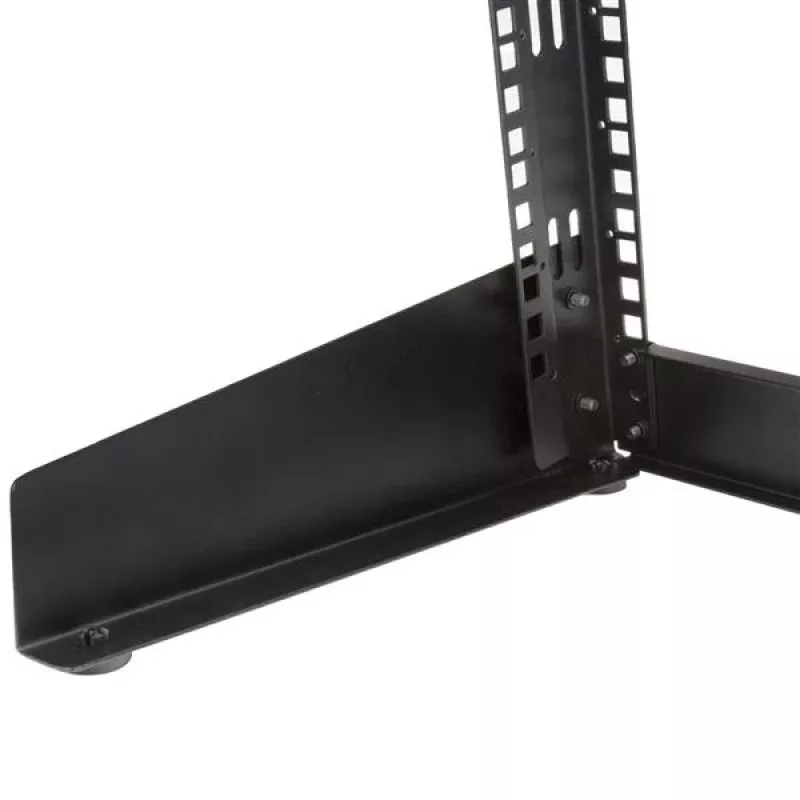 StarTech.com 2-Post 8U Desktop-Server-Rack, μικρό Open-Frame 19 inch rack υπολογιστή, συμπαγές δικτυακό rack για εξοπλισμό AV/στούντιο/δεδομένων/IT – ελεύθερο δίστυλο rack για σπίτι/γραφείο