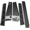 StarTech.com 2-Post 8U Desktop-Server-Rack, μικρό Open-Frame 19 inch rack υπολογιστή, συμπαγές δικτυακό rack για εξοπλισμό AV/στούντιο/δεδομένων/IT – ελεύθερο δίστυλο rack για σπίτι/γραφείο