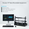 StarTech.com 2-Post 8U Desktop-Server-Rack, μικρό Open-Frame 19 inch rack υπολογιστή, συμπαγές δικτυακό rack για εξοπλισμό AV/στούντιο/δεδομένων/IT – ελεύθερο δίστυλο rack για σπίτι/γραφείο