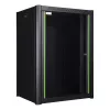 Rack τοίχου LOGON RWP16U45BL 16U μαύρο κλειδαριά ασφαλείας