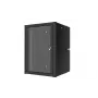 Ντουλάπα rack Lanview RWP16U45BL-D 16HE rack τοίχου μαύρο