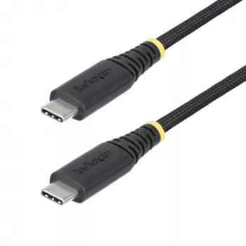 StarTech.com 1 m καλώδιο φόρτισης USB-C, ανθεκτικό και εξαιρετικά εύκαμπτο, 240 W (5 A) PD EPR, καλώδιο φόρτισης φορητού υπολογιστή USB 2.0, πιστοποιημένο USB-IF, ανθεκτικό καλώδιο φόρτισης USB-C