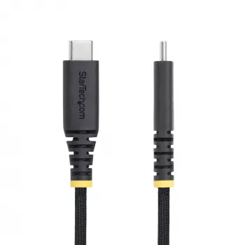 StarTech.com 1,8 m (2 m) καλώδιο φόρτισης USB-C, ανθεκτικό και εξαιρετικά εύκαμπτο, 240 W (5 A) PD EPR, καλώδιο φόρτισης φορητού υπολογιστή USB 2.0, πιστοποιημένο USB-IF, ανθεκτικό καλώδιο φόρτισης USB-C