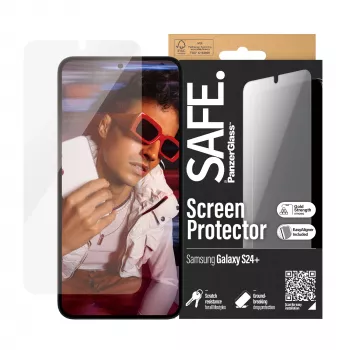 PanzerGlass SAFE. by ® μεμβράνη προστασίας οθόνης Samsung Galaxy S24+ | Ultra-Wide Fit με EasyAligner
