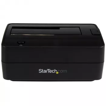 StarTech.com Single Bay USB 3.1 / eSATA to SATA βάση σύνδεσης σκληρών δίσκων, USB 3.1 (10 Gbit/s) βάση σύνδεσης σκληρών δίσκων, εξωτερική βάση σύνδεσης SATA III HDD/SSD 2.5/3.5 ιντσών, υποδοχή σκληρού δίσκου top-loading