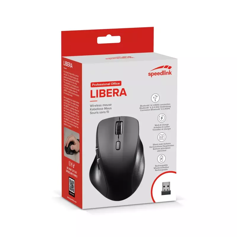 Ποντίκι SPEEDLINK SL-630021-RRBK RF Wireless + Bluetooth