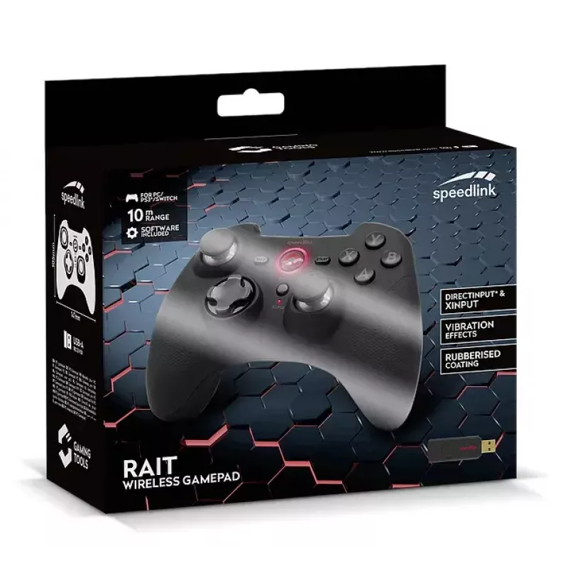 Gamepad SPEEDLINK RAIT μαύρο RF