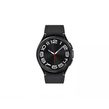 Samsung Galaxy Watch6 Classic SM-R950NZKADBT Smartwatch / Αθλητικό ρολόι 3,3 cm (1,3 ίντσες) OLED 43 mm Ψηφιακό 432 x 432 Pixel Οθόνη αφής Μαύρο Wi-Fi GPS (Δορυφόρος)