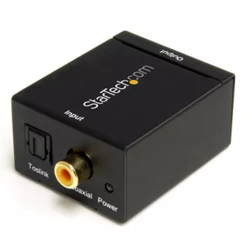 StarTech.com SPDIF Ψηφιακός ομοαξονικός ή Toslink οπτικός σε στερεοφωνικό RCA μετατροπέας ήχου