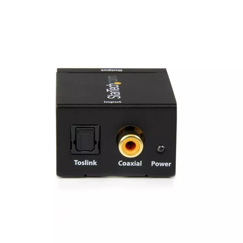 StarTech.com SPDIF Ψηφιακός ομοαξονικός ή Toslink οπτικός σε στερεοφωνικό RCA μετατροπέας ήχου