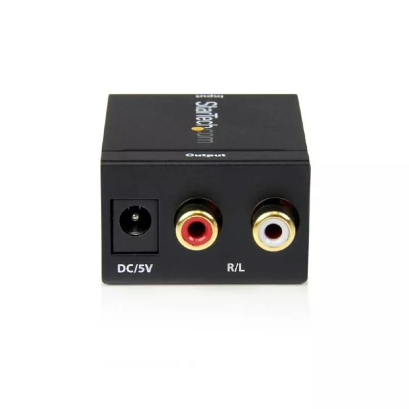 StarTech.com SPDIF Ψηφιακός ομοαξονικός ή Toslink οπτικός σε στερεοφωνικό RCA μετατροπέας ήχου