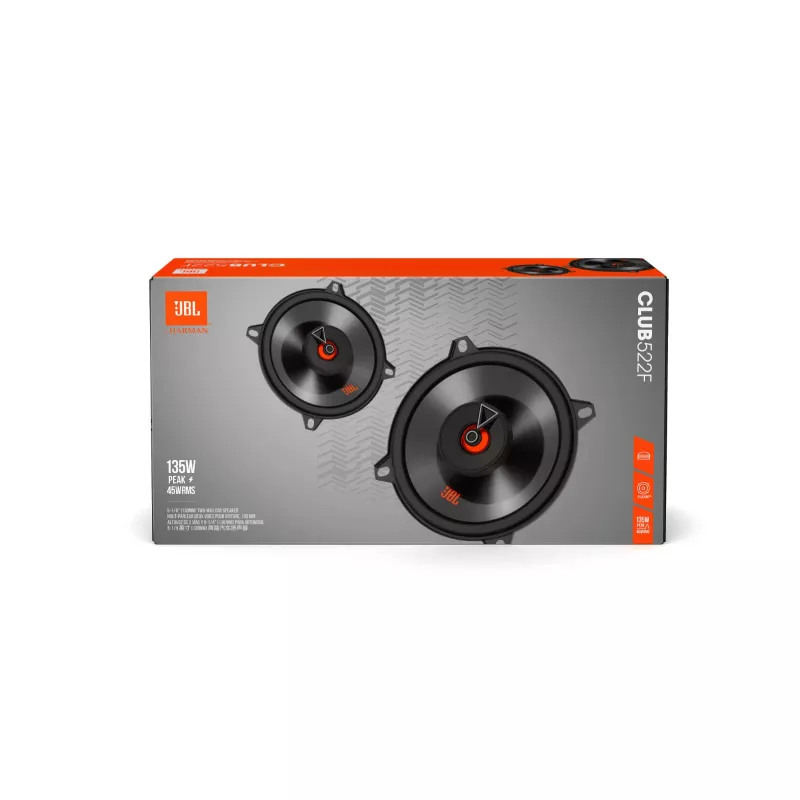 JBL Club 522F Ηχεία αυτοκινήτου Στρογγυλά 2-Wege 135 W 2 τεμ.