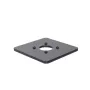Ergonomic Solutions SpacePole POS 150x150mm Βάση 5mm, POS-πλάκα, Μαύρο, Μέταλλο, 150 mm, 150 mm, 12 mm