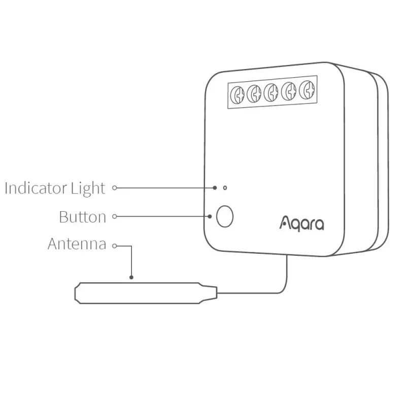 AQARA Smart Home Μονάδα διακόπτη T1, με ουδέτερο (SSM-U01)