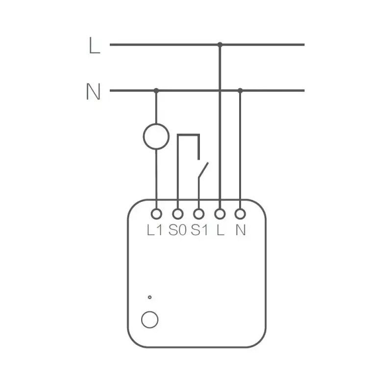AQARA Smart Home Μονάδα διακόπτη T1, με ουδέτερο (SSM-U01)