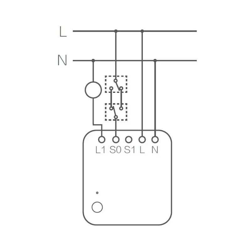 AQARA Smart Home Μονάδα διακόπτη T1, με ουδέτερο (SSM-U01)