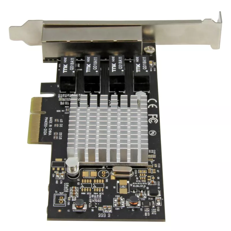 StarTech.com Κάρτα δικτύου Gigabit Ethernet 4 θυρών – PCI Express, Intel I350 NIC