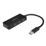 StarTech.com Hub USB 3.0 4 θυρών (SuperSpeed 5 Gbit/s) με γρήγορη φόρτιση – Φορητό Hub USB 3.1 Gen 1 Type-A για laptop/desktop – Τροφοδοσία από το bus USB ή αυτοτροφοδοτούμενο για υψηλή απόδοση – Mini/Compact