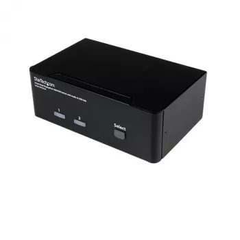 StarTech.com Διακόπτης KVM USB 2 θυρών Dual DisplayPort με ήχο & hub USB 2.0